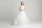 Preview: Luxus Brautkleider Prinzessin Mit Glitzer U-Boot Ausschnitt