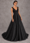 Preview: Schwarzes Braut- und Abendkleid mit Glitzertüll und Rückenschnürung