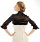 Preview: Bolero,Brautjacke aus Satin