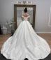 Preview: Elegantes Brautkleid aus Satin mit Carmen Ausschnitt CHAPEL(2592)