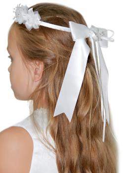 Haarschmuck Blumenmädchen/ Kommunion F0204