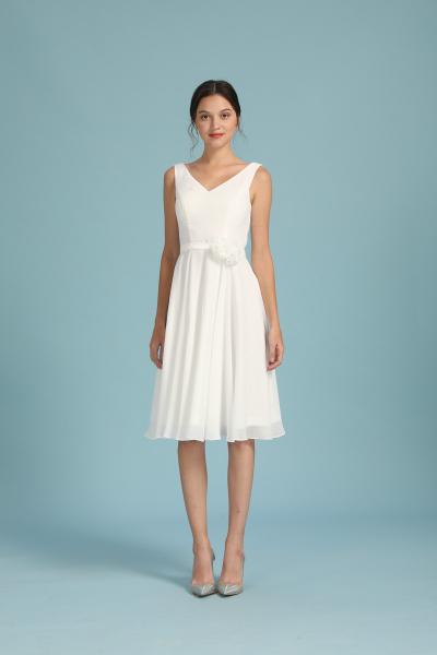 Kurzes Brautkleid mit Schleifer Juna