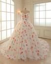 Prinzessin Hochzeitskleid Carmen-Ausschnitt  Nociata Gr.40