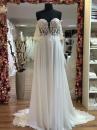 Hochzeitskleid in A-Linie aus Chiffon mit durchscheinendem Mieder HOLLAND